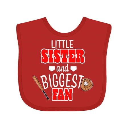 Inktastic Little Sister and Biggest Fan Baseball Glove and Bat Gift Baby Girl Bib
Inktastic Little Sister and Biggest Fan Baseball Glove and Bat Gift Baby Girl Bib