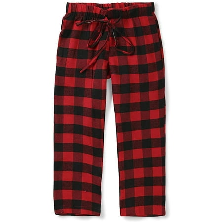 Boy s Cotton Woven Pajama Lounge Pant Plaid Soft Sleepwear