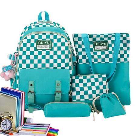 Fovolat Aesthetic School Bag Set 5 Pieces School Backpack Set Aesthetic School Bags with Pendant Lunch Bag Pencil Case Handbag for Girls clever
Fovolat Aesthetic School Bag Set 5 Pieces School Backpack Set Aesthetic School Bags with Pendant Lunch Bag Pencil Case Handbag for Girls clever