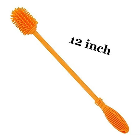 Silicone Bottle Brush Water Bottle Cleaning Brush with Long Handle for Cleaning Baby Bottles Hydro Flasks Vase Glassware Orange
Silicone Bottle Brush Water Bottle Cleaning Brush with Long Handle for Cleaning Baby Bottles Hydro Flasks Vase Glassware Orange