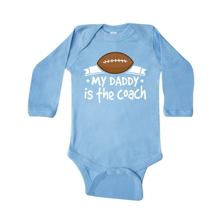 Inktastic Football My Daddy Is The Coach Gift Baby Boy or Baby Girl Long Sleeve Bodysuit
Inktastic Football My Daddy Is The Coach Gift Baby Boy or Baby Girl Long Sleeve Bodysuit
