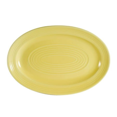 

Color Tango Oval Platter 13-5/8 W X 9-3/8 L X 1-1/2 H Porcelain Sunflower 4 packs