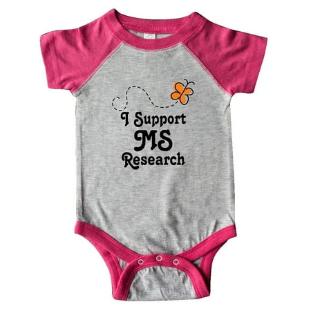 Inktastic Multiple Sclerosis MS Research Gift Baby Girl Bodysuit