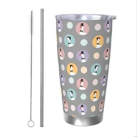 KLL Cute Geese Print 40oz Stainless Steel Insulated Car Cup with Spillproof Lid - Keep Your Drink Hot or Cold on the Go-Straw Two-piece Set
KLL Cute Geese Print 40oz Stainless Steel Insulated Car Cup with Spillproof Lid - Keep Your Drink Hot or Cold on the Go-Straw Two-piece Set