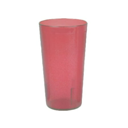 Thunder Group PLTHTB016R Red Textured Plastic Tumbler 16 oz.