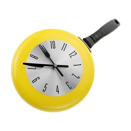 Flat Skillet Vintage Decor Frying Pan Wall Clock Simple Halloween Plastic Office
Flat Skillet Vintage Decor Frying Pan Wall Clock Simple Halloween Plastic Office