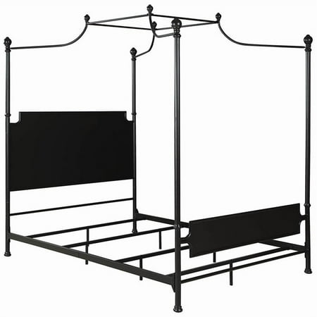Coaster Cassidy Queen Canopy Bed in Dark Bronze