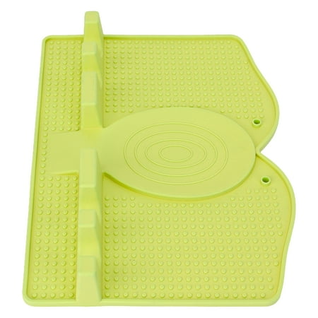 Silicone Utensil Rest Spoon Holder Large Capacity With Drip Pad For Spoons Tongs Light Green
Silicone Utensil Rest Spoon Holder Large Capacity With Drip Pad For Spoons Tongs Light Green