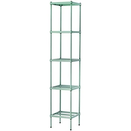 Meshworks 5 Tier Multifunctional Heavy Duty Metal Storage Shelving Unit - Tower 440 Pound Capacity Per Shelf Great For Bathroom Pantry And Garage Storage 13.8” X 13.8” X 70.9”
Meshworks 5 Tier Multifunctional Heavy Duty Metal Storage Shelving Unit - Tower 440 Pound Capacity Per Shelf Great For Bathroom Pantry And Garage Storage 13.8” X 13.8” X 70.9”