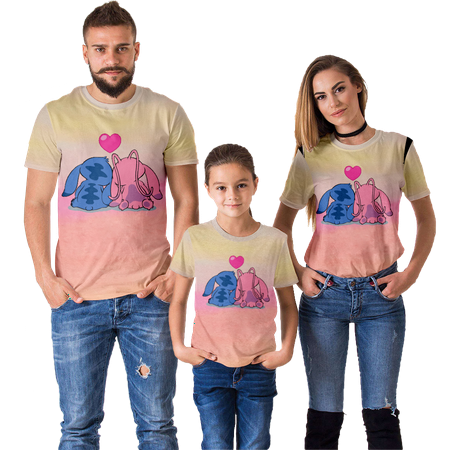 Fnyko Cartoon T Shirt for Women Men Kids Lilo & Stitch Print Short Sleeve Polyester O-Neck Fahion T Shirt for Women Men Boys Girls
Fnyko Cartoon T Shirt for Women Men Kids Lilo & Stitch Print Short Sleeve Polyester O-Neck Fahion T Shirt for Women Men Boys Girls