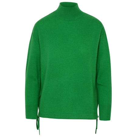 360 CASHMERE Woman Dolcevita Goldie In Cashmere Verde