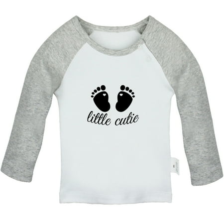 Little Cutie Novelty T shirt For Baby Newborn Babies T-shirts Infant Tops 0-24M Kids Graphic Tees Clothing (Long Gray Raglan T-shirt 0-6 Months)
Little Cutie Novelty T shirt For Baby Newborn Babies T-shirts Infant Tops 0-24M Kids Graphic Tees Clothing (Long Gray Raglan T-shirt 0-6 Months)