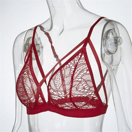 Fashion Sexy Women Lace Bra Underwear Ladies Temptation All-Match Inner Ultra-thin Hollow Brassiere Wine Red/S
Fashion Sexy Women Lace Bra Underwear Ladies Temptation All-Match Inner Ultra-thin Hollow Brassiere Wine Red/S