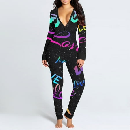 vbnergoie Women Print Long Sleeve Button Flap Nightwear Jumpsuit Bodysuit Playsuit Romper And Pajamas for Women Sleepwear Long
vbnergoie Women Print Long Sleeve Button Flap Nightwear Jumpsuit Bodysuit Playsuit Romper And Pajamas for Women Sleepwear Long