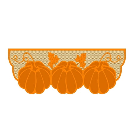 Thanksgiving Lace Tablecloth Pumpkin Fireplace Cover Creative Table Runner Placemat Kitchen Supplies (Orange 152 x 50.8cm)
Thanksgiving Lace Tablecloth Pumpkin Fireplace Cover Creative Table Runner Placemat Kitchen Supplies (Orange 152 x 50.8cm)