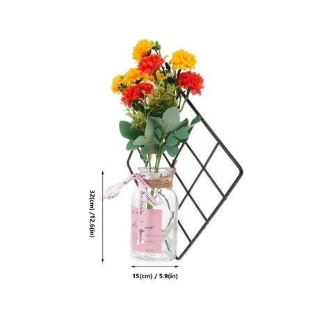 1 Set Simulation Flower Hanging Lamp Wall Hanging Adornment Room Layout Decor