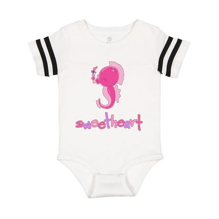Inktastic Sweetheart- seahorse Gift Baby Boy or Baby Girl Bodysuit