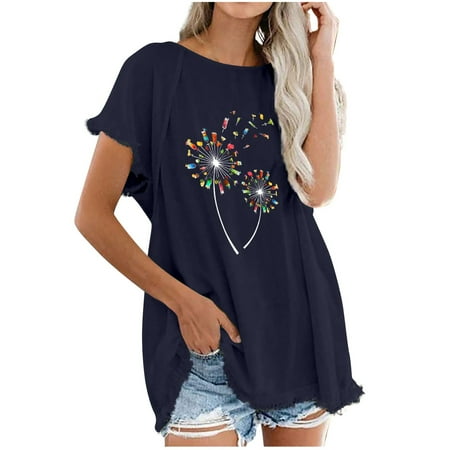 Blouses for Women Business Casual Women s Fashion Tassel Round Neck Short Sleeve Printing Cotton Linen Top Blouse Maternity Blouses Navy XXL
Blouses for Women Business Casual Women s Fashion Tassel Round Neck Short Sleeve Printing Cotton Linen Top Blouse Maternity Blouses Navy XXL