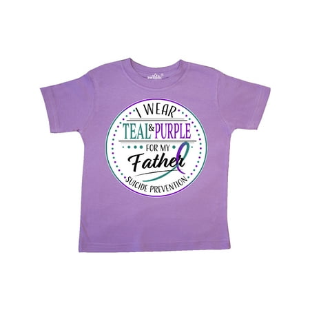 Inktastic Suicide Prevention- I Wear Teal and Purple for My Father Gift Toddler Boy or Toddler Girl T-Shirt
Inktastic Suicide Prevention- I Wear Teal and Purple for My Father Gift Toddler Boy or Toddler Girl T-Shirt