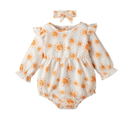Vikakiooze Toddler Girls Baby Long Sleeve Cute Sun Print Flying Sleeve Headwear Jumpsuit Romper
Vikakiooze Toddler Girls Baby Long Sleeve Cute Sun Print Flying Sleeve Headwear Jumpsuit Romper