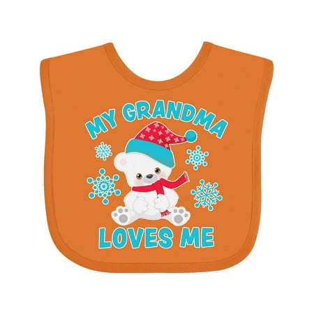 Inktastic Polar Bear My Grandma Loves Me in Santa Hat with Snowflakes Gift Baby Boy or Baby Girl Bib
Inktastic Polar Bear My Grandma Loves Me in Santa Hat with Snowflakes Gift Baby Boy or Baby Girl Bib
