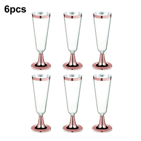 GYZEE 6Pcs/Set 150Ml Disposable Red Wine Glass Plastic Goblet Wedding Party Supply(Rose Gold)
GYZEE 6Pcs/Set 150Ml Disposable Red Wine Glass Plastic Goblet Wedding Party Supply(Rose Gold)