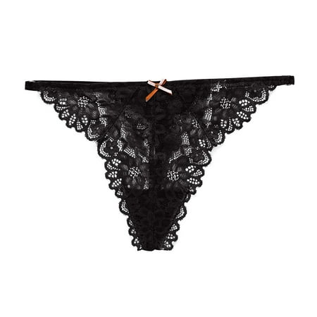 QWERTYU Breathable See Through Underwear for Women Lace Sexy Bikini G-String Thong T-Back Stretch Panties Black L
QWERTYU Breathable See Through Underwear for Women Lace Sexy Bikini G-String Thong T-Back Stretch Panties Black L