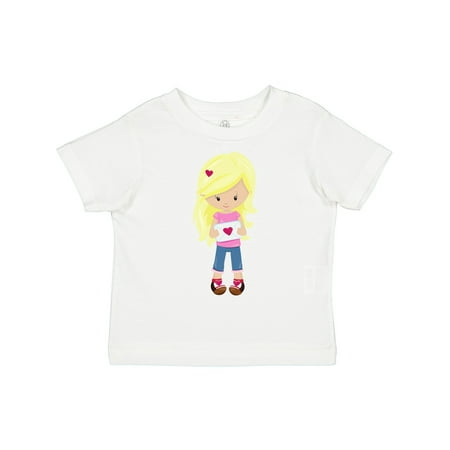 Inktastic Valentine s Day Girl Girl in Love Blonde Hair Gift Toddler Toddler Girl T-Shirt
Inktastic Valentine s Day Girl Girl in Love Blonde Hair Gift Toddler Toddler Girl T-Shirt