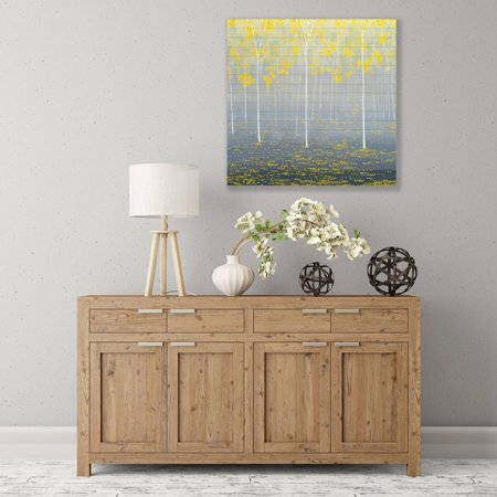 Yellow Forest 2 Wood Pallet Art