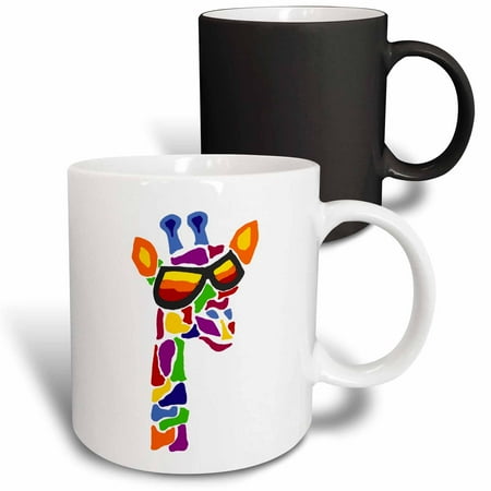 3dRose Funny Cool Colorful Giraffe in Sunglasses Original Abstract Art - Magic Transforming Mug 11-ounce
3dRose Funny Cool Colorful Giraffe in Sunglasses Original Abstract Art - Magic Transforming Mug 11-ounce
