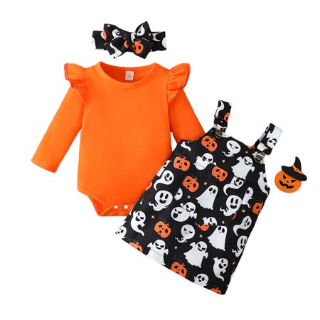 LAPA Halloween Baby Girl Solid Color Flying Sleeve Romper Skirt Headband Three Piece Set Kids Round Neck Long Sleeve Cartoon
LAPA Halloween Baby Girl Solid Color Flying Sleeve Romper Skirt Headband Three Piece Set Kids Round Neck Long Sleeve Cartoon