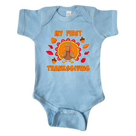 Inktastic My First Thanksgiving with Cute Turkey Gift Baby Boy or Baby Girl Bodysuit
Inktastic My First Thanksgiving with Cute Turkey Gift Baby Boy or Baby Girl Bodysuit