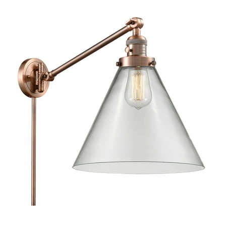 Innovations Lighting 237 X-Large Cone X-Large Cone 1 Light 16 Tall Bathroom Sconce -
Innovations Lighting 237 X-Large Cone X-Large Cone 1 Light 16 Tall Bathroom Sconce -