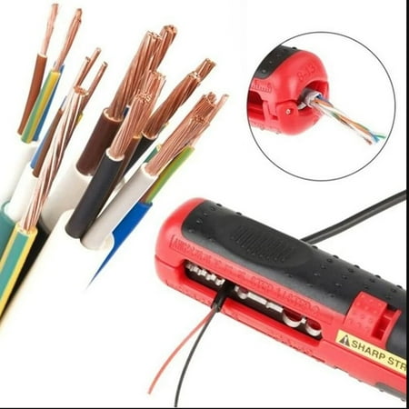 Chamat Multifunctional Coaxial Cable Wire Pen Cutter Stripper Hand Pliers for Cable Stripping Crimper 10-20AWG
Chamat Multifunctional Coaxial Cable Wire Pen Cutter Stripper Hand Pliers for Cable Stripping Crimper 10-20AWG