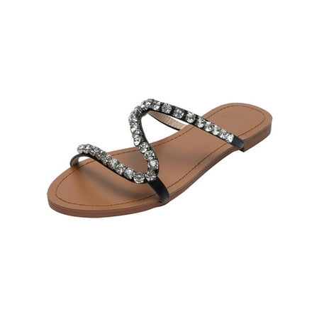 Crocowalk Womens Dress Sandal Slip On Flat Sandals Summer Strappy Slides Women s Beach Shoes Outdoor Lightweight Open Toe Flats Black 6.5
Crocowalk Womens Dress Sandal Slip On Flat Sandals Summer Strappy Slides Women s Beach Shoes Outdoor Lightweight Open Toe Flats Black 6.5