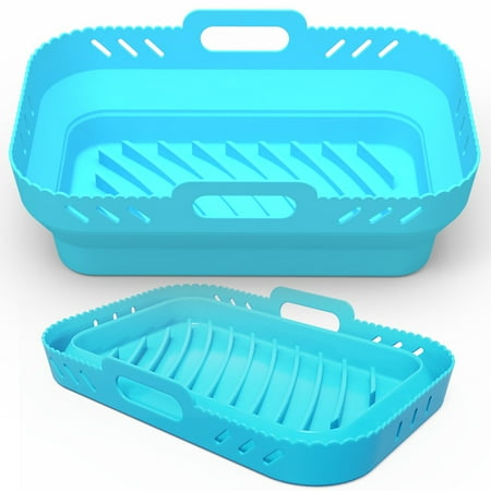 Goory Liner Air Fryer Mat Heat Resistant Kitchen Tool Silicone Pot Reusable Baking Folding Frying Pan Accessories Round Rectangular Blue 7.68x4.92x2.76
Goory Liner Air Fryer Mat Heat Resistant Kitchen Tool Silicone Pot Reusable Baking Folding Frying Pan Accessories Round Rectangular Blue 7.68x4.92x2.76