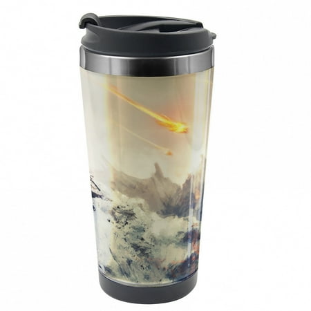 Outer Space Travel Mug Technology Aliens Theme Steel Thermal Cup 16 oz by Ambesonne
Outer Space Travel Mug Technology Aliens Theme Steel Thermal Cup 16 oz by Ambesonne