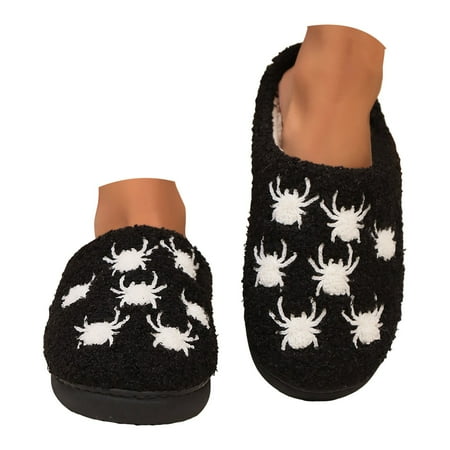 Mepaouo Ghost Slippers for Women Black Spooky Print House Slippers Fuzzy Slippers
Mepaouo Ghost Slippers for Women Black Spooky Print House Slippers Fuzzy Slippers