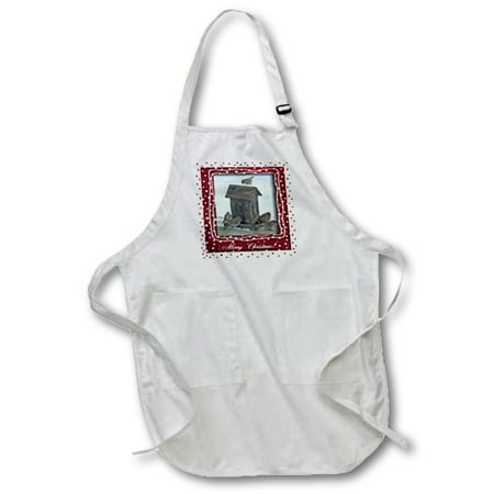 3dRose Finch Family on Birdhouse - Full Length Apron 24 by 30-inch White With Pockets
3dRose Finch Family on Birdhouse - Full Length Apron 24 by 30-inch White With Pockets