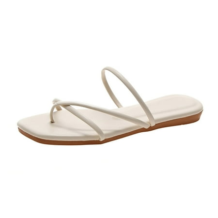 nsendm Womens Fashion Sandals Shoes Summer Flat Belt Cross Casual Comfy Women Sandals Simple Wedges for Women Sandals Sandal White 6.5
nsendm Womens Fashion Sandals Shoes Summer Flat Belt Cross Casual Comfy Women Sandals Simple Wedges for Women Sandals Sandal White 6.5