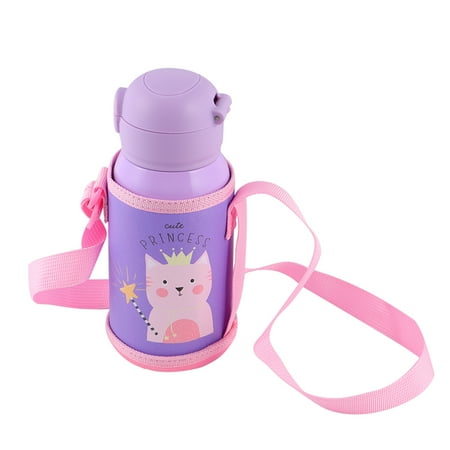 1pc Portable Cup Children s Vacuum Flask With Straw Tube Sippy Cup