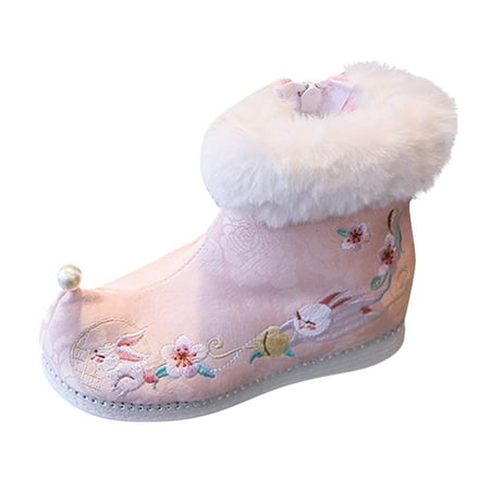 Qufokar Girl Espadrille Shoes Fashion Boots Children Boots Xloth Shoes Wwarm Winter Snow Boots Embroidered Printed Shoes Ethnic Style Cotton Boots
Qufokar Girl Espadrille Shoes Fashion Boots Children Boots Xloth Shoes Wwarm Winter Snow Boots Embroidered Printed Shoes Ethnic Style Cotton Boots
