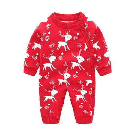 Infant Baby Autumn and Winter Christmas Long Sleeved Trousers Bodysuit Knitted Sweater Creeper Fashionable Christmas Printed One-piece Romper
Infant Baby Autumn and Winter Christmas Long Sleeved Trousers Bodysuit Knitted Sweater Creeper Fashionable Christmas Printed One-piece Romper