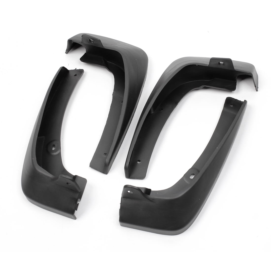 Set of 2 Plasticolor 000529R01 Black Diamond Plate Style Easy Fit Mud Guard 9