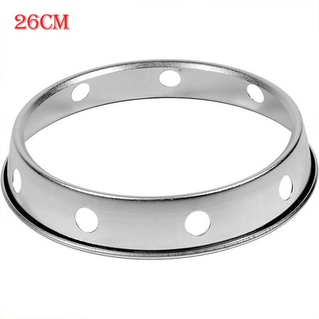Stainless Steel Wok Ring Rack Wok Stand Pan Support Gas Hob Round Bottom Wok