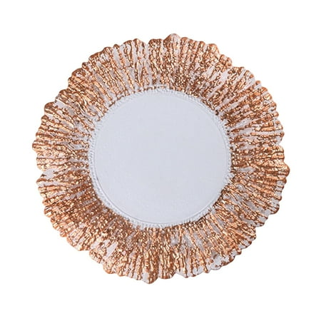 Durable Service Platter Serving Tray Wedding Baking Bowl Reception Dining Table Rose Gold 21cm
Durable Service Platter Serving Tray Wedding Baking Bowl Reception Dining Table Rose Gold 21cm