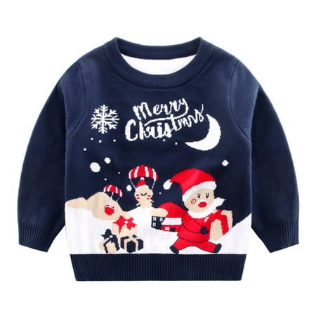 Toddler Christmas Boys Girls Winter Long Sleeve Cartoon Knit Sweater Warm Sweater For Children Clothes Boys Size 6
Toddler Christmas Boys Girls Winter Long Sleeve Cartoon Knit Sweater Warm Sweater For Children Clothes Boys Size 6