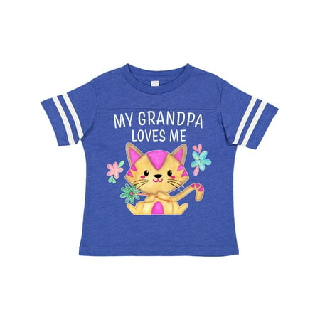 Inktastic My Grandpa Loves Me with Cute Kitten and Flowers Gift Toddler Boy or Toddler Girl T-Shirt
Inktastic My Grandpa Loves Me with Cute Kitten and Flowers Gift Toddler Boy or Toddler Girl T-Shirt