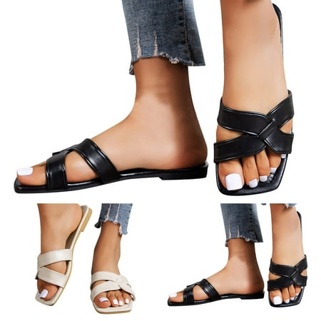 Vedolay Women Summer Slippers Slippers for Women Casual Flat Slippers Ring Toe Sandals White 8
Vedolay Women Summer Slippers Slippers for Women Casual Flat Slippers Ring Toe Sandals White 8