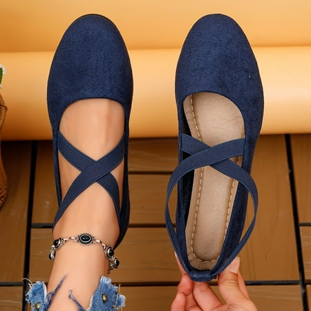 Women s Soft Sole Lightweight Slip On Elastic Cross Straps Comfy Wedge Daily Shoes-40
Women s Soft Sole Lightweight Slip On Elastic Cross Straps Comfy Wedge Daily Shoes-40